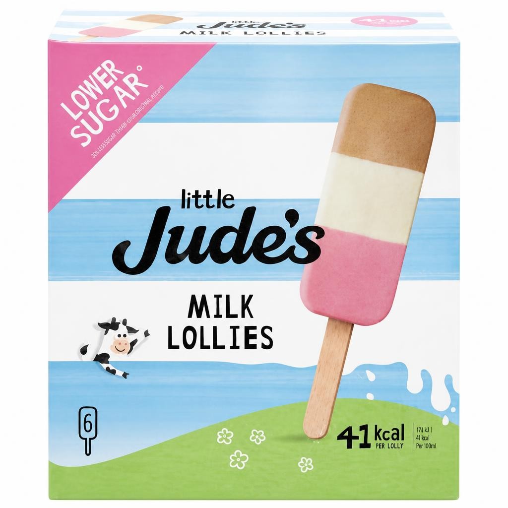 Little Jude's Milk Ice Lollies