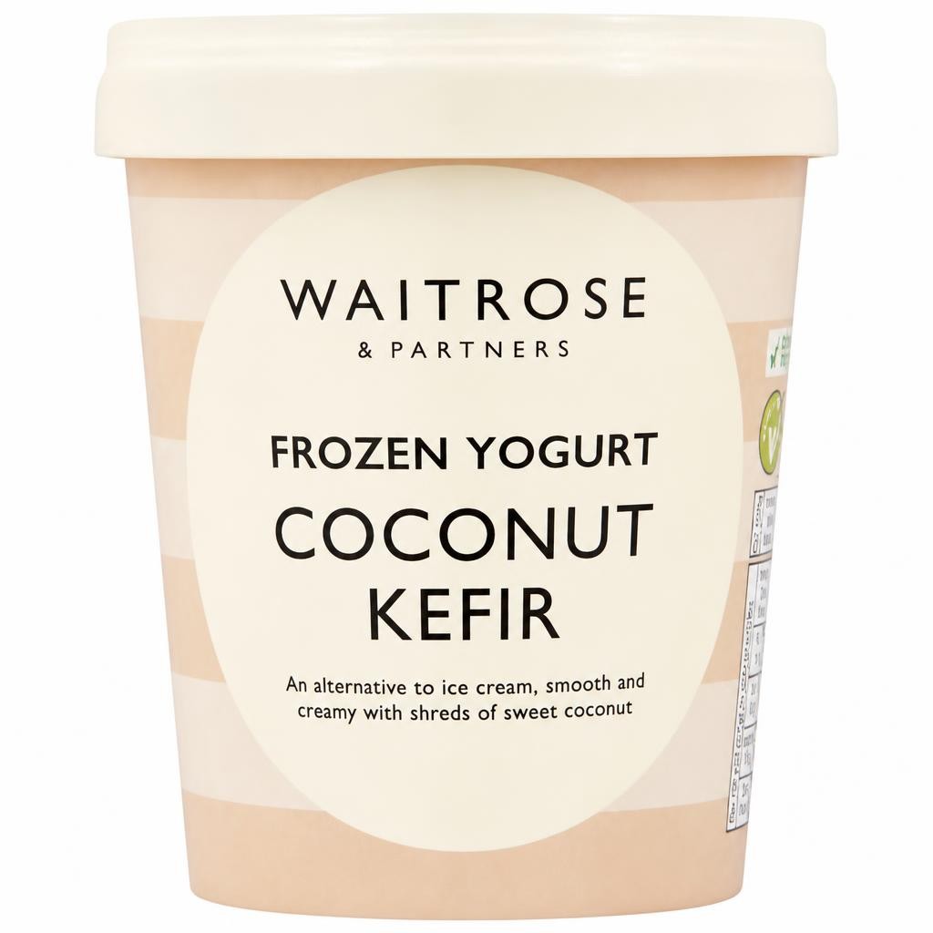 Waitrose Coconut Kefir Frozen Yogurt 480ml