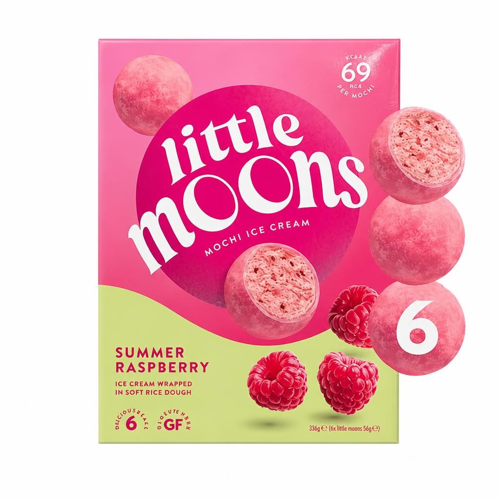 Little Moons Summer Raspberry Mochi