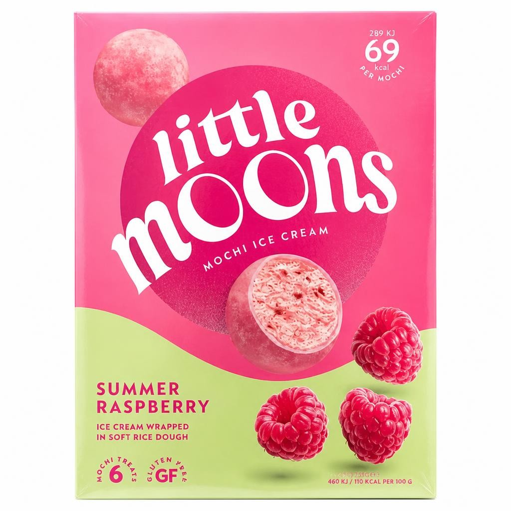 Little Moons Summer Raspberry Mochi
