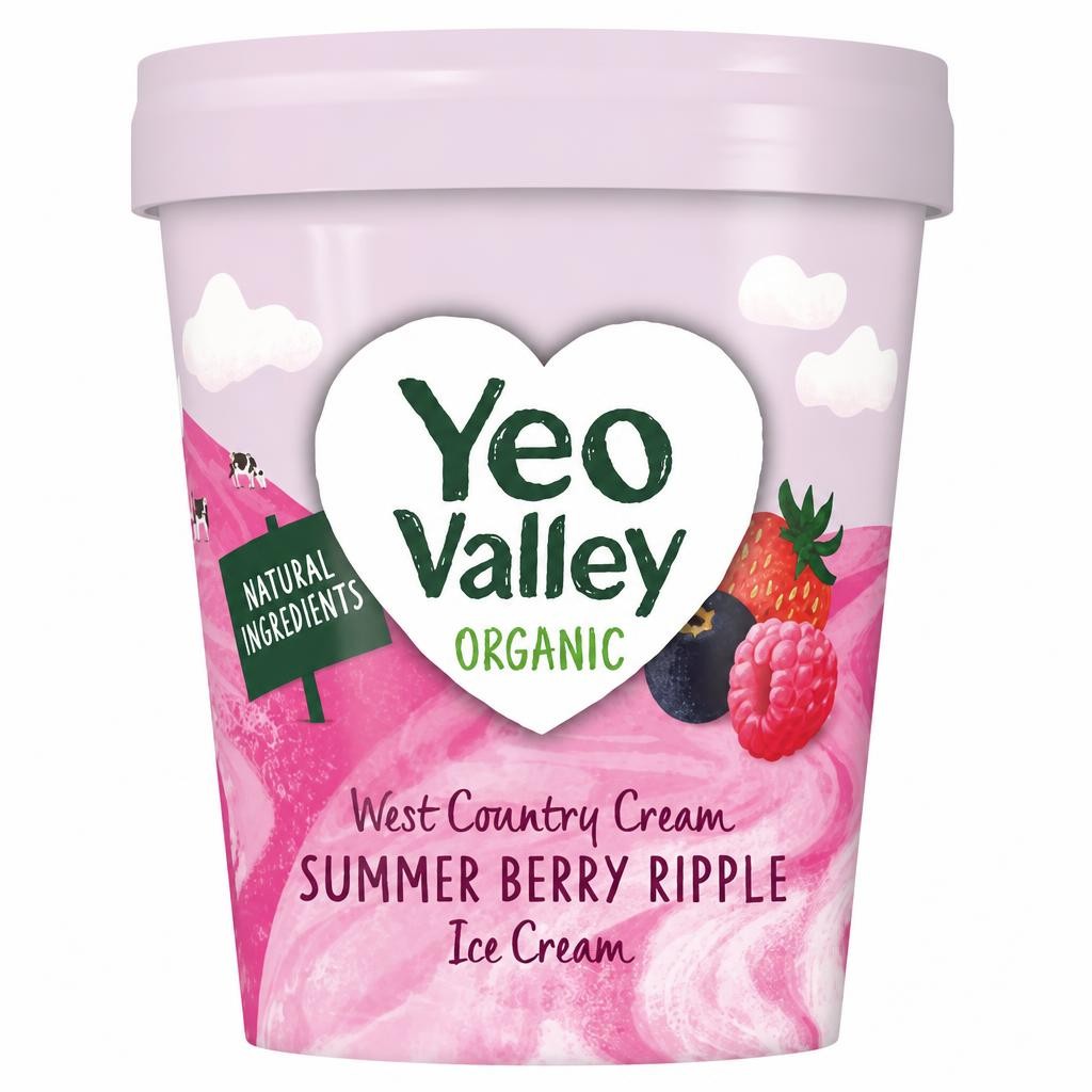 Yeo Valley Organic Summer Berry Ice Cream