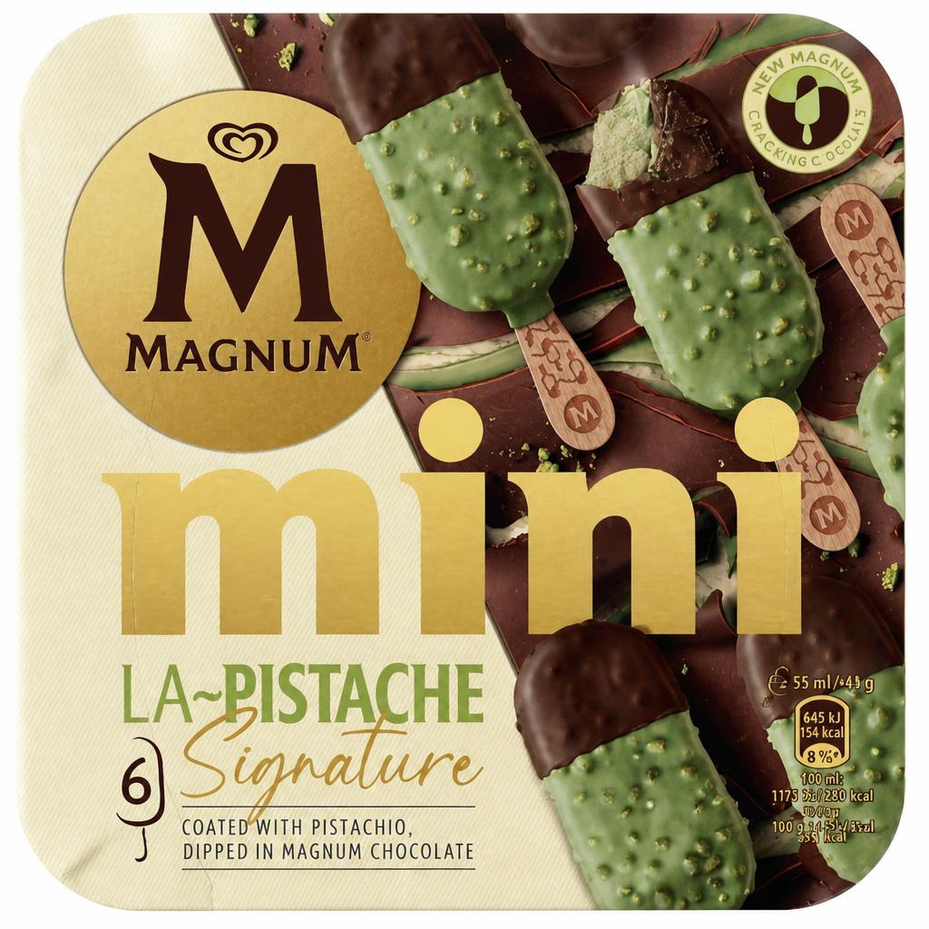 Magnum Mini Signature Pistachio Ice Cream Sticks