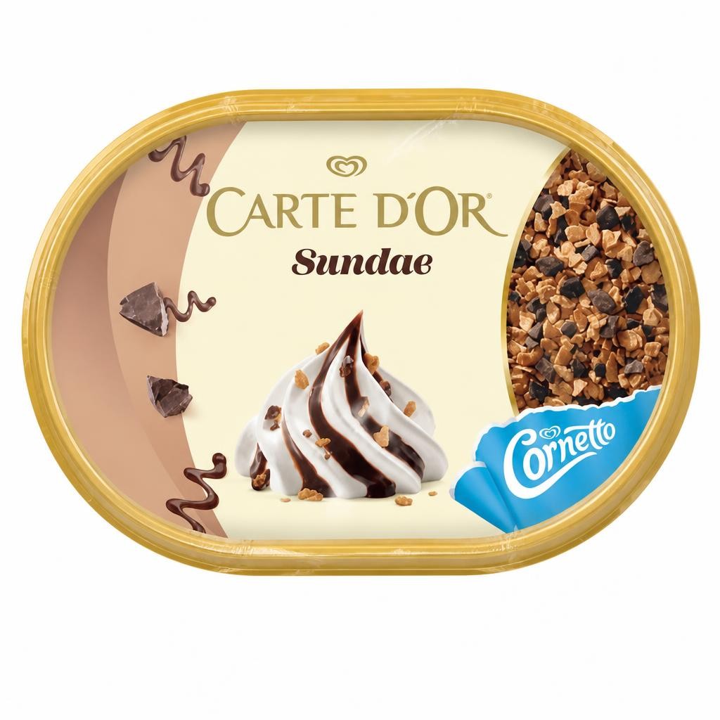 Carte D'or Sundae Chocolate Ice Cream Tub