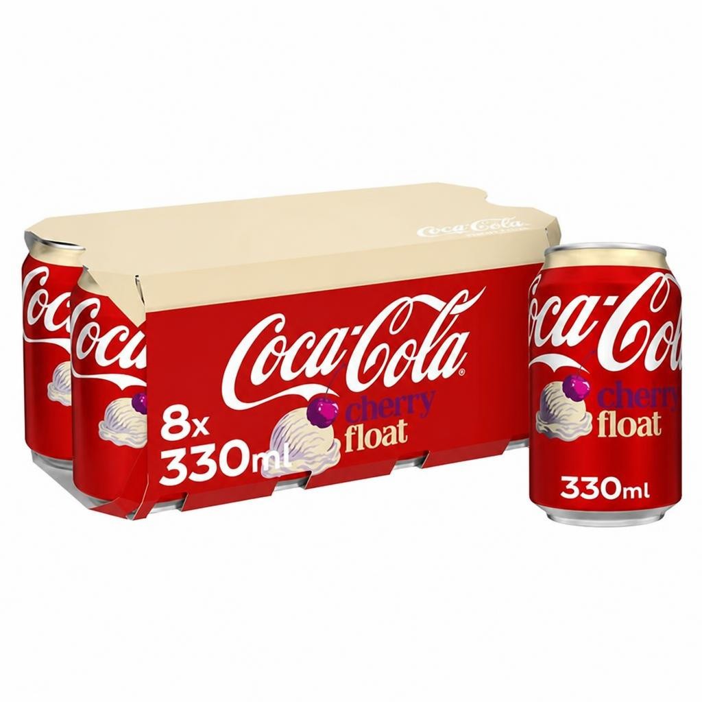 Coca-Cola 8 x 330ml Cherry Float Cans