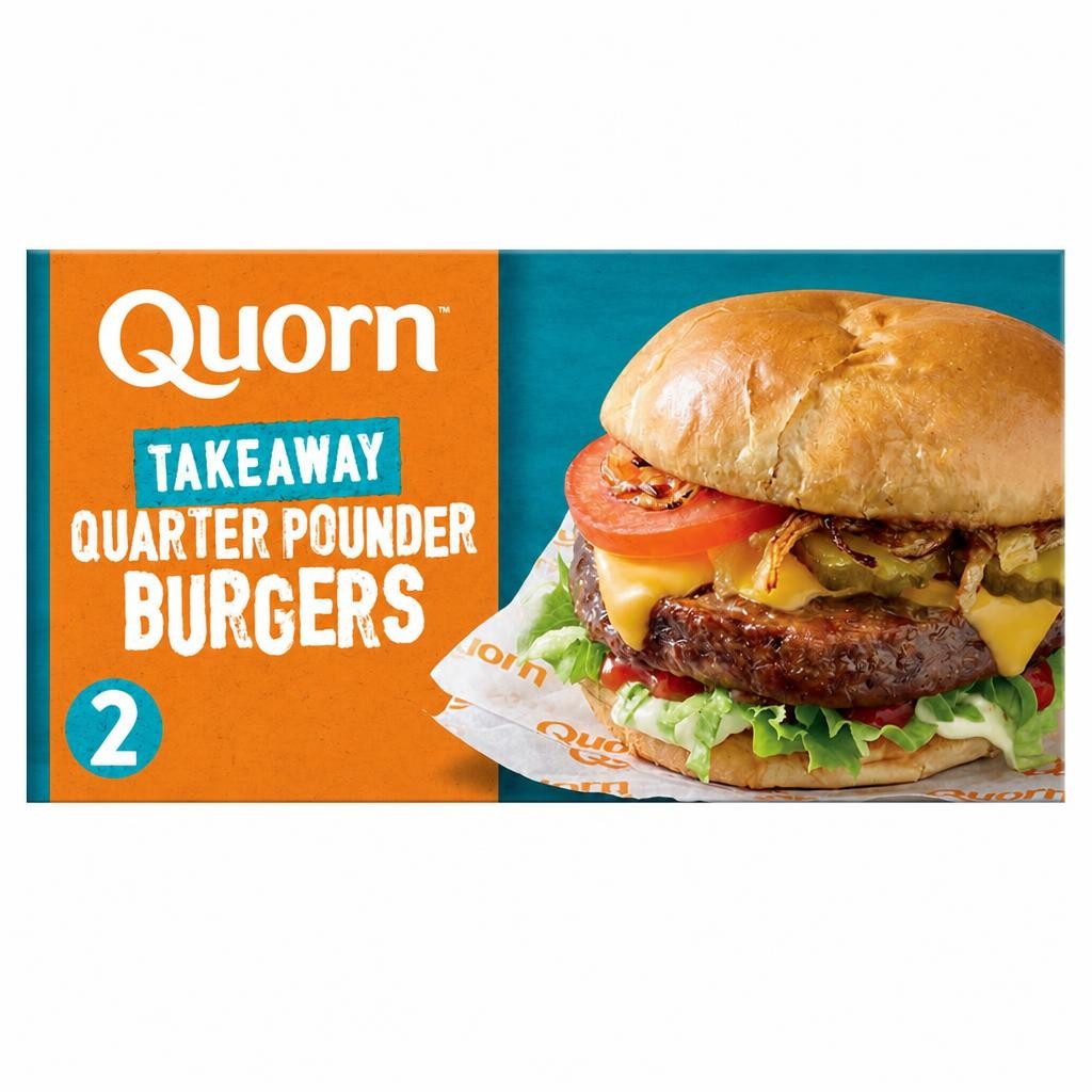 Quorn Takeaway Quarter Pounder Burgers 227g