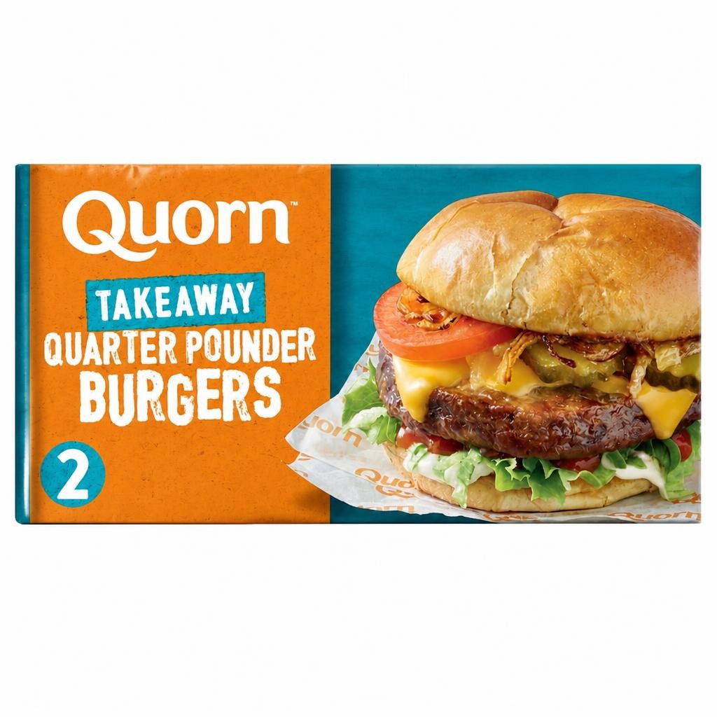 Quorn Takeaway Quarter Pounder Burgers 227g