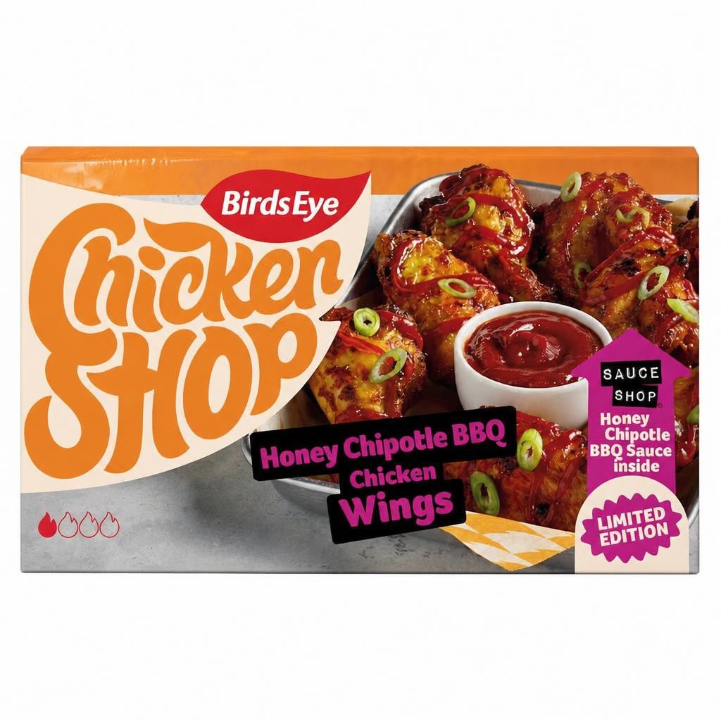 Birds Eye Chicken Shop Honey Chipotle BBQ Chicken Wings 385g