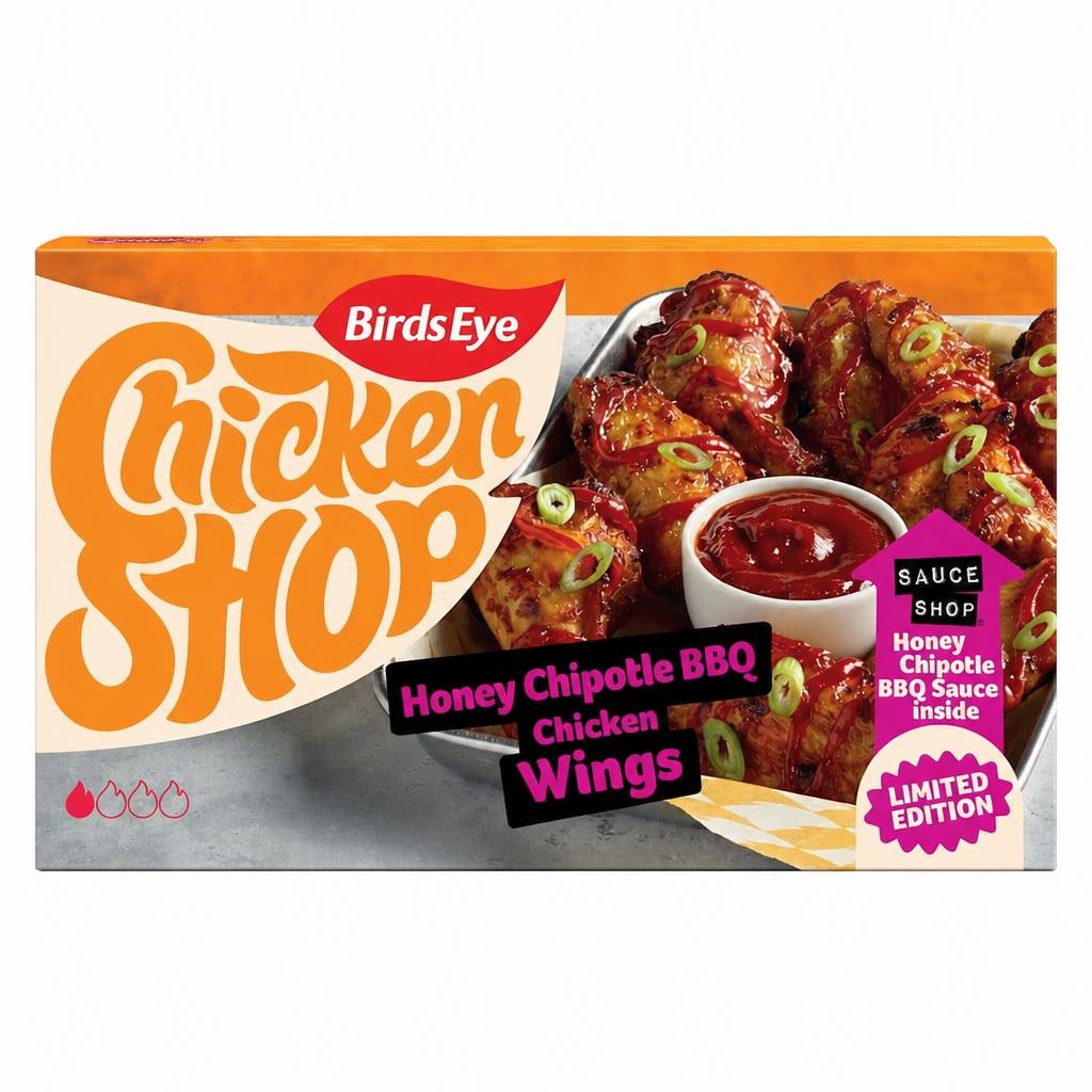 Birds Eye Chicken Shop Honey Chipotle BBQ Chicken Wings 385g