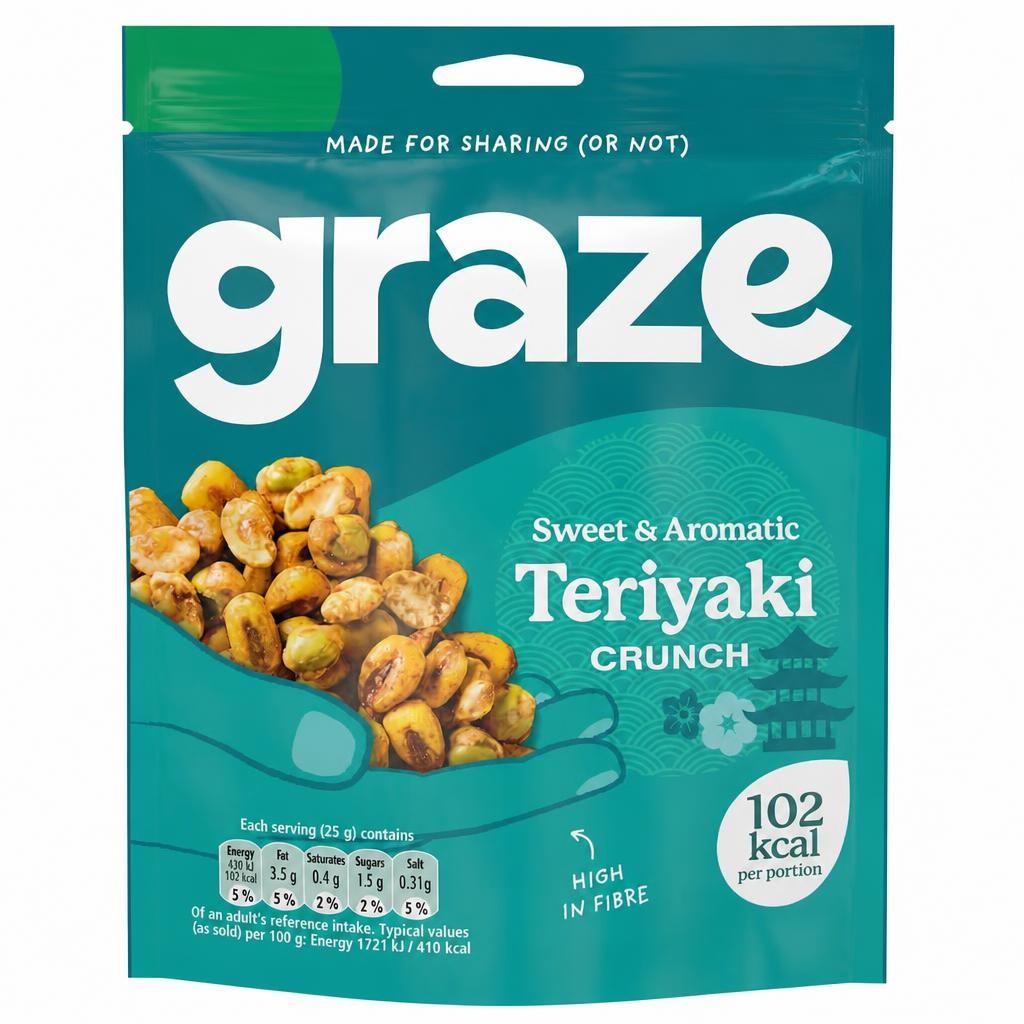 Graze Sweet and Aromatic Teriyaki Crunch 100g