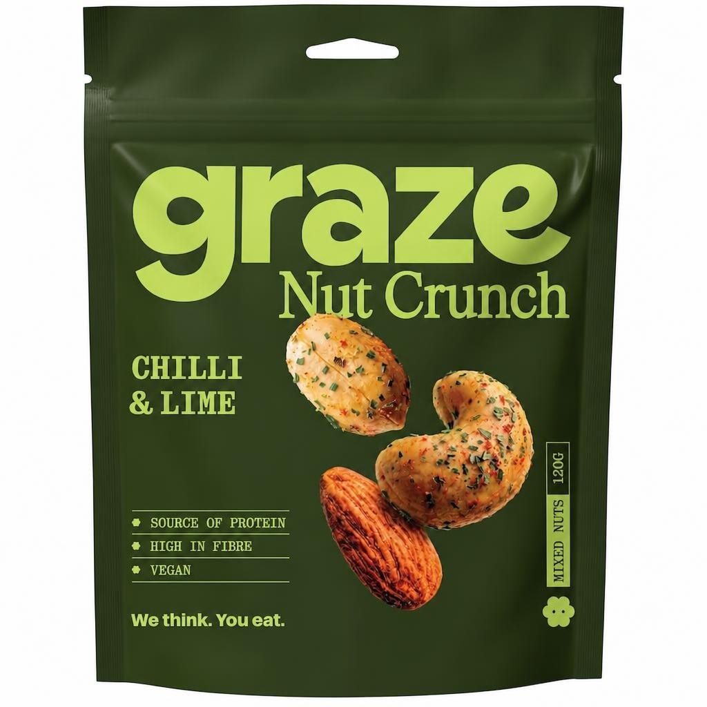 Graze Chilli & Lime Nut Medley 120g