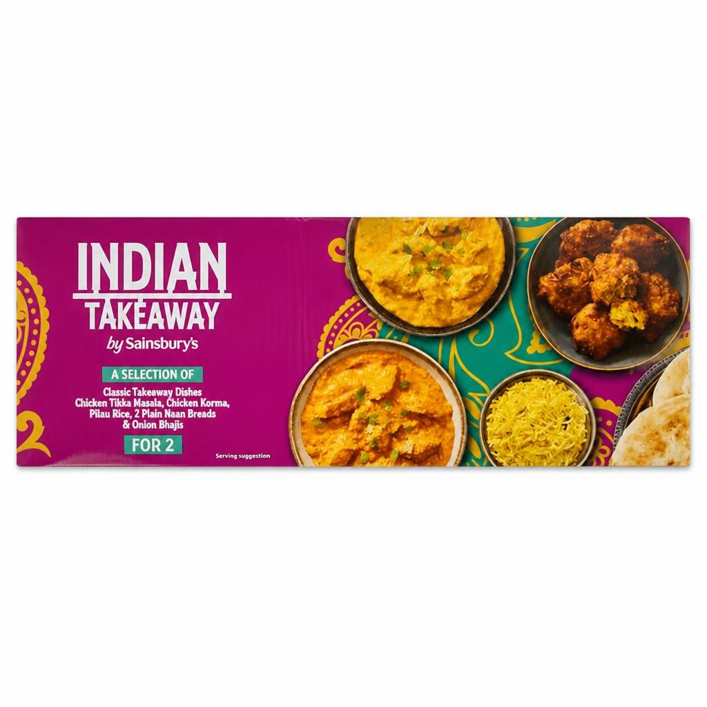 Sainsbury's Chicken Korma & Chicken Tikka Masala Takeaway Box (Serves 2)