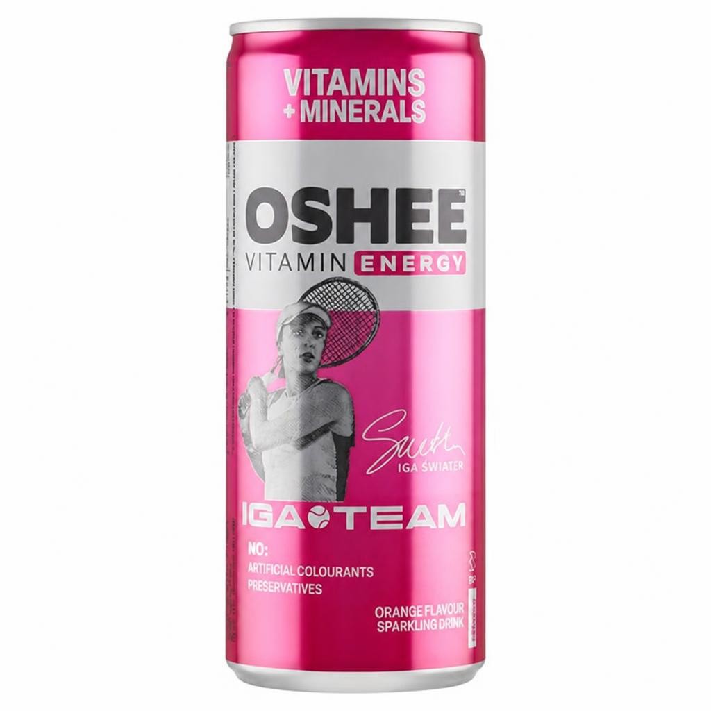 Oshee Vitamin Energy Orange Flavour Sparkling Drink 250ml