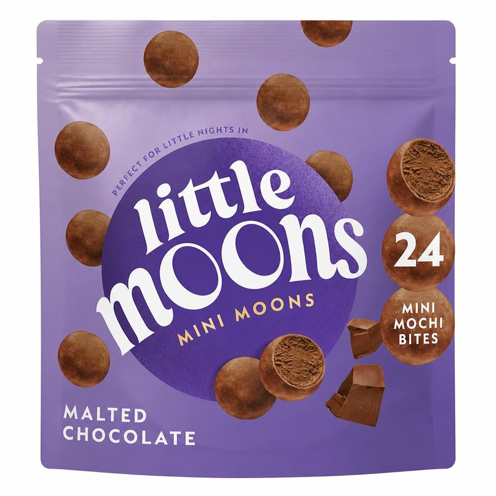 Little Moons Mini Moons 168g Malted Chocolate Cheesecake Frozen Snack