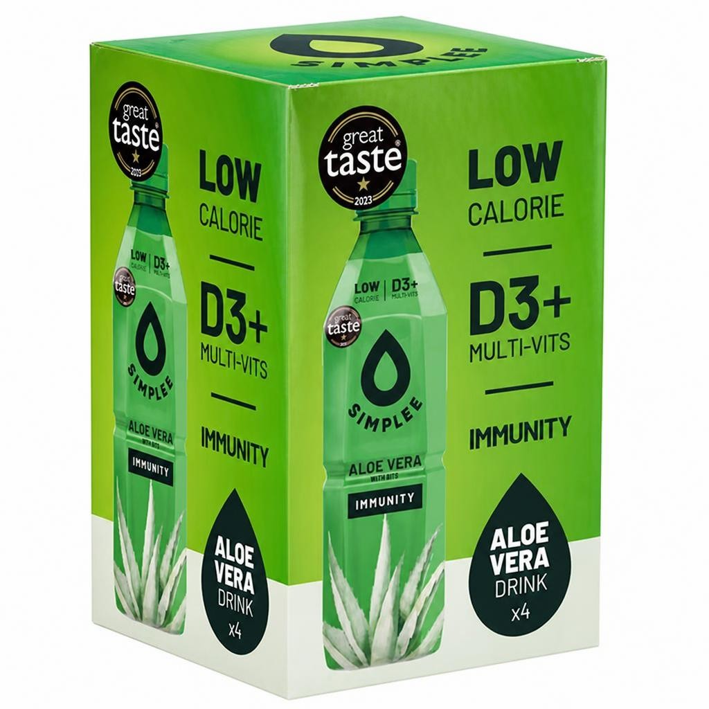 Simplee 4 x 500ml Aloe Vera Drink