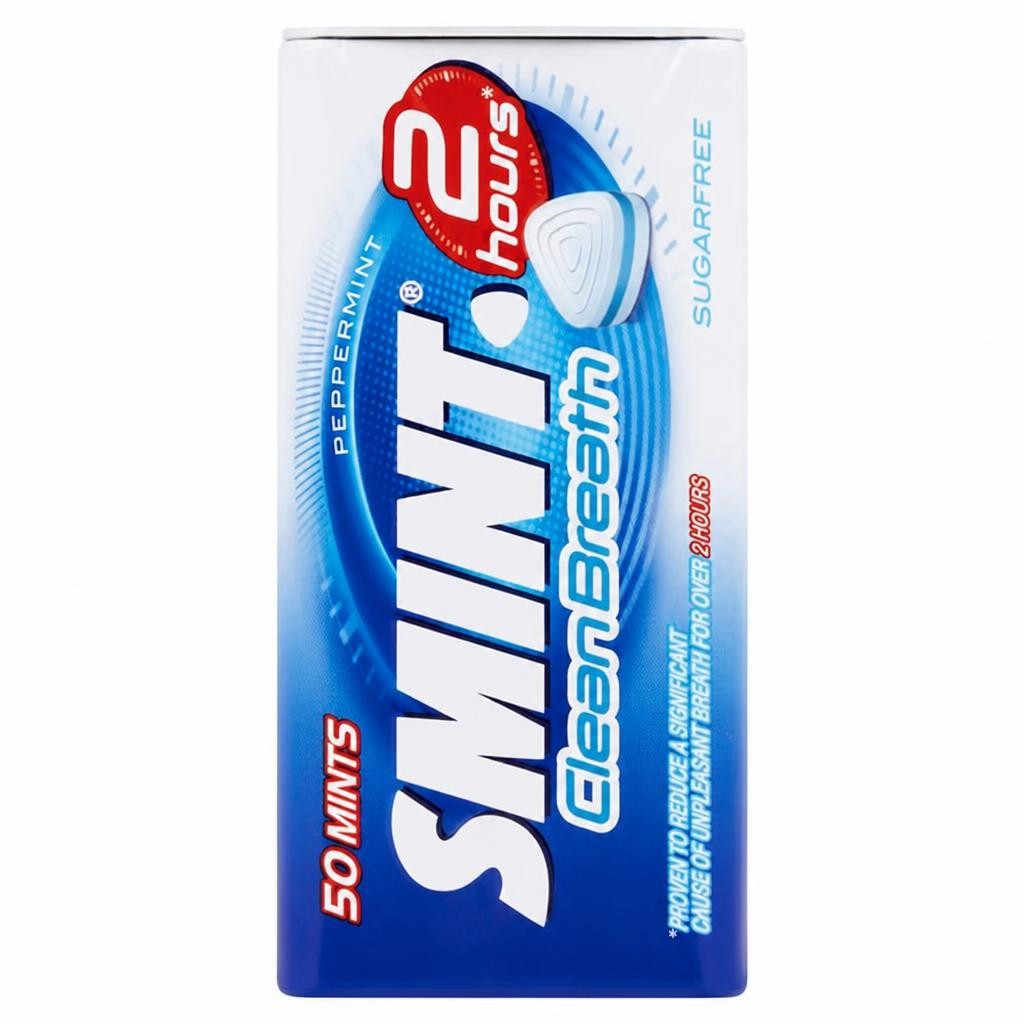 Smint 2 Hours Clean Breath Sugar Free Mints Pieces x50 35g