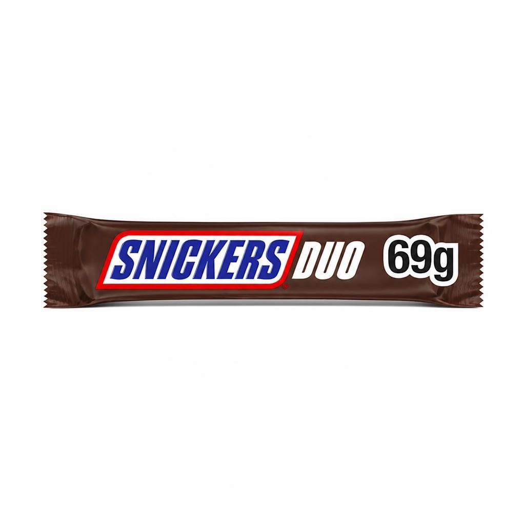 Snickers 69g Duo Peanut & Caramel Chocolate Bar