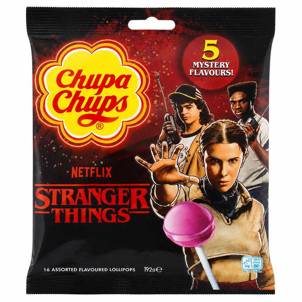 Chupa Chups Netflix Stranger Things Assorted Flavoured Lollipops x16 192g