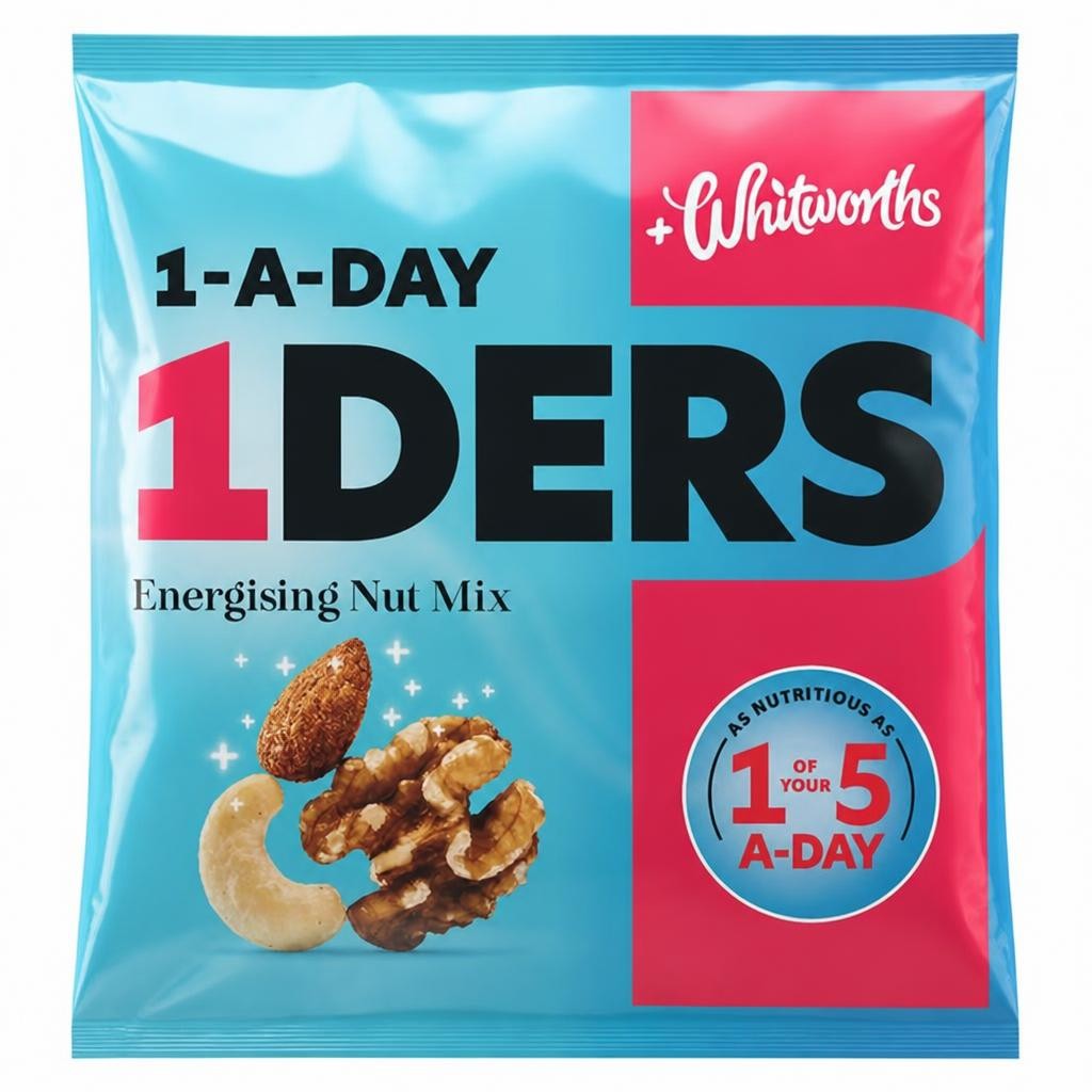 Whitworths 1Ders Energising Nut Mix 1 Day 25g
