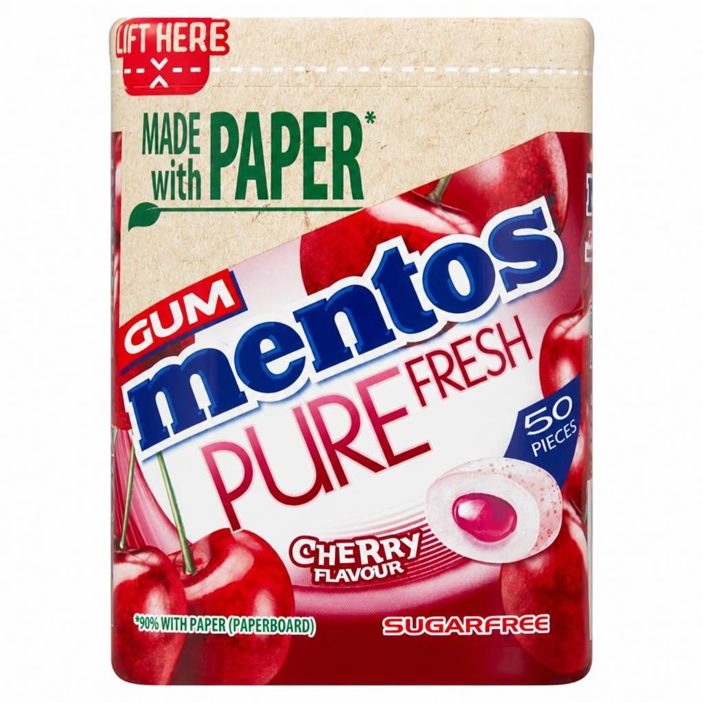 Mentos Gum Pure Fresh Cherry x50 97g