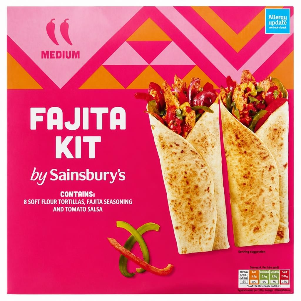 Sainsbury's Fajita Kit 470g