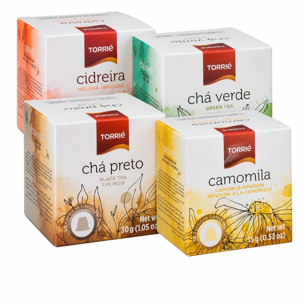Nespresso Compatible Green Tea, Lemon, Fruit & Herbal Tea Tasting Pack Variety Blend