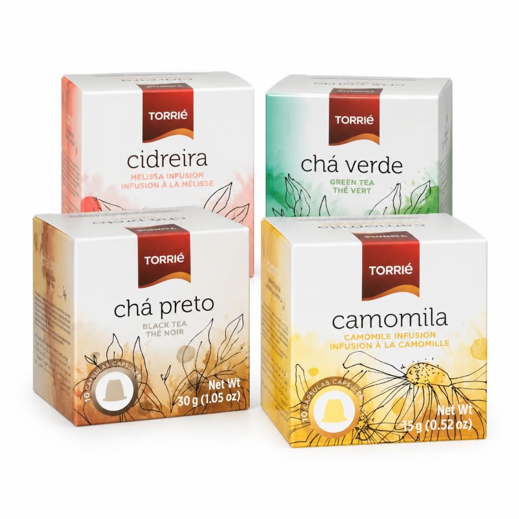 Nespresso Compatible Green Tea, Lemon, Fruit & Herbal Tea Tasting Pack Variety Blend