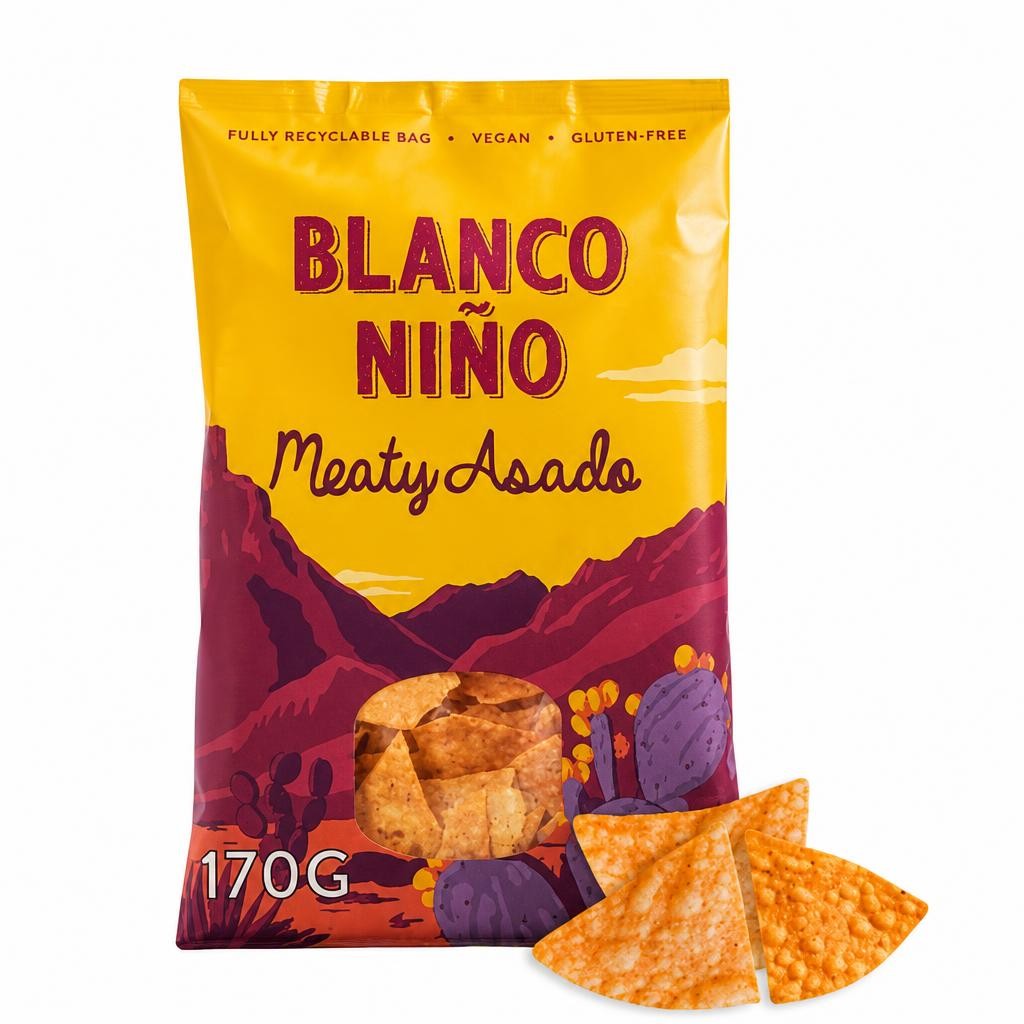 Blanco Niño Meaty Asado Tortilla Chips