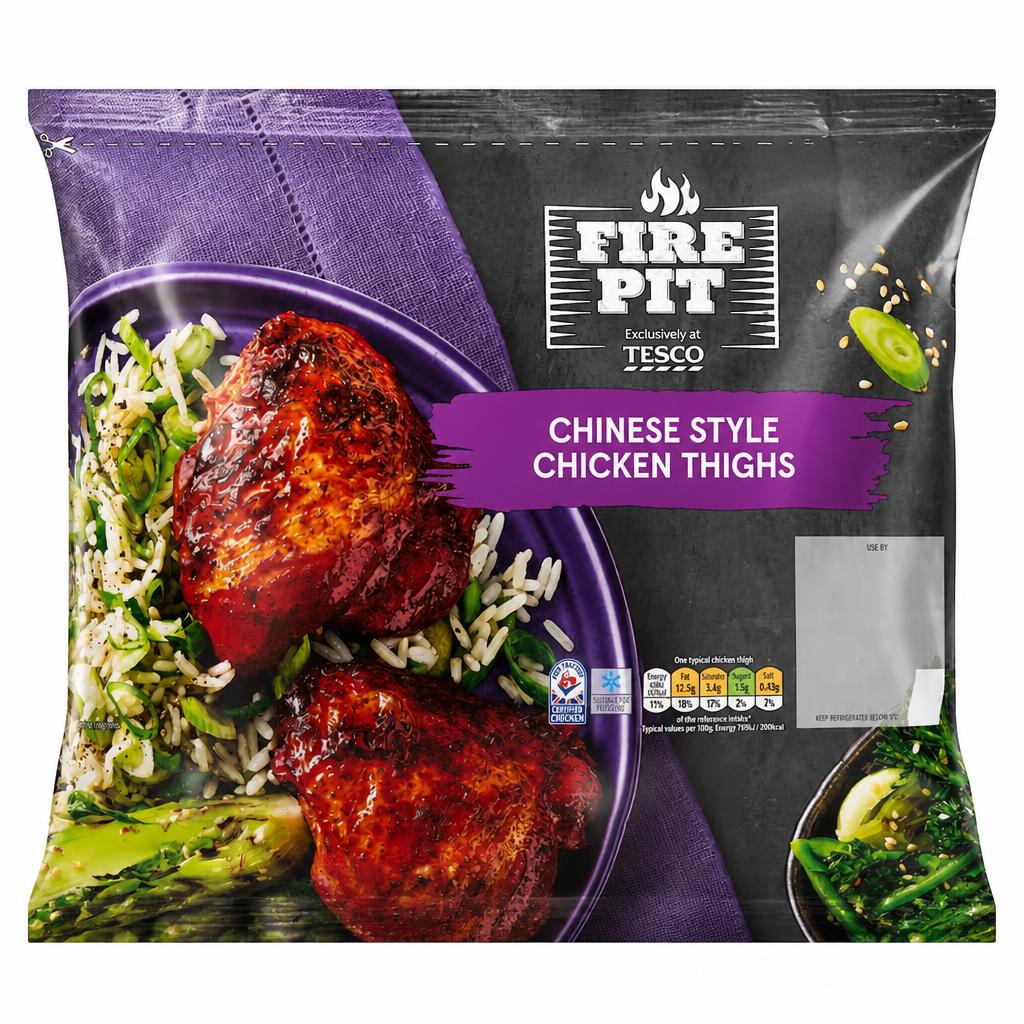 Tesco Firepit Chinese Chicken Style Thighs 900G