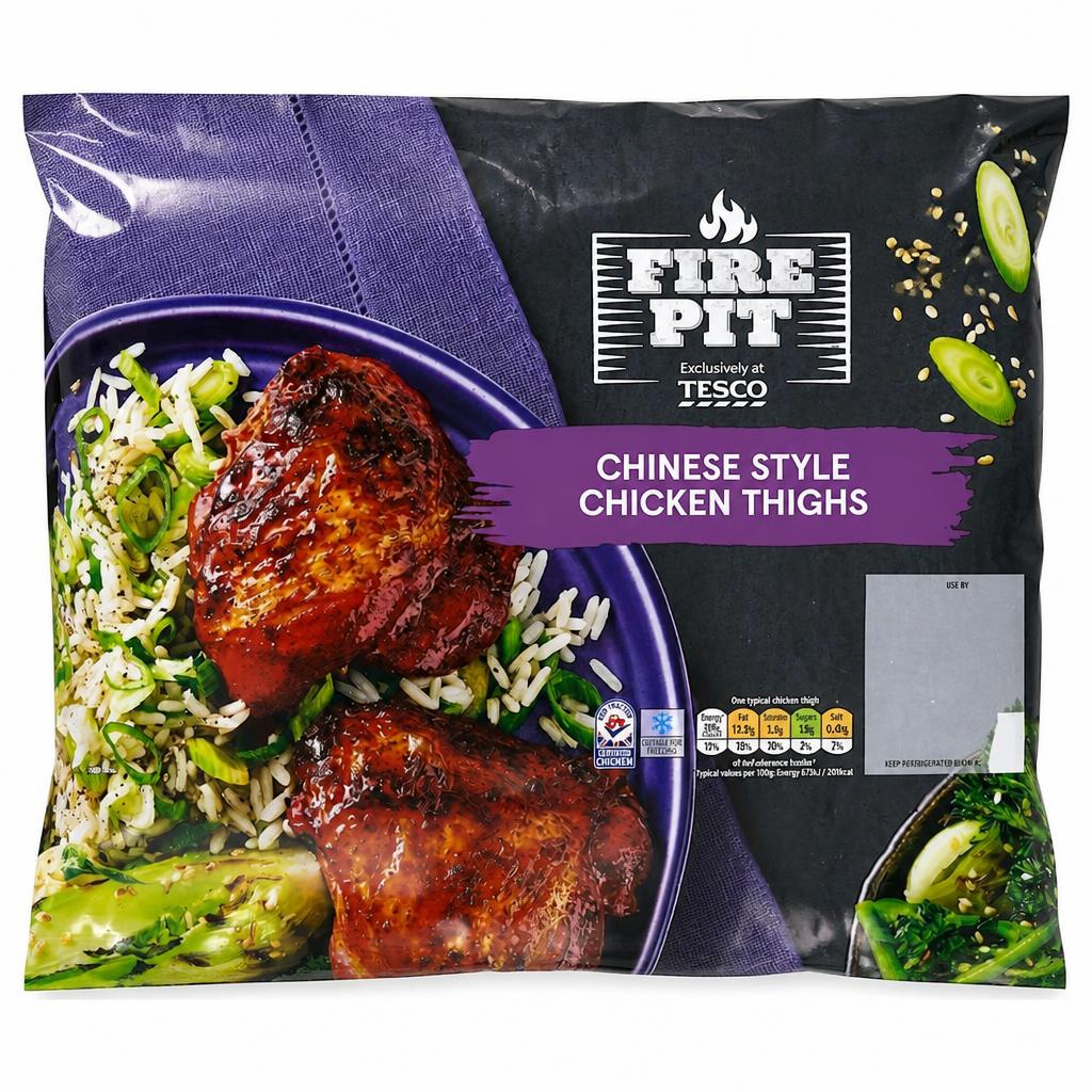 Tesco Firepit Chinese Chicken Style Thighs 900G