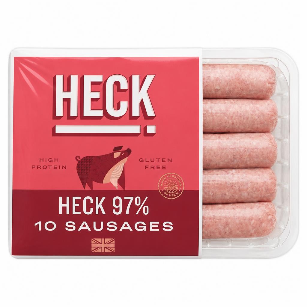 HECK! 97% 10 Pork Sausages 660g
