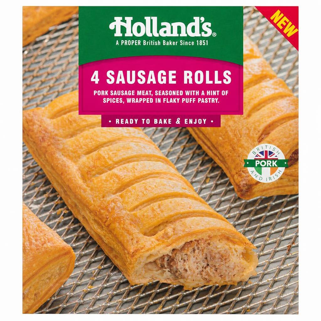 Holland's Sausage Rolls x4 424g