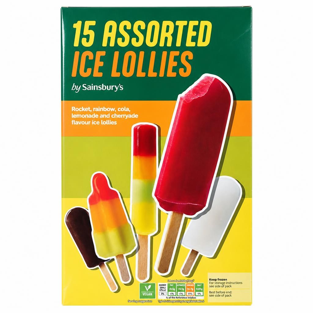 Sainsbury's Ice Lollies Variety Pack 15pk