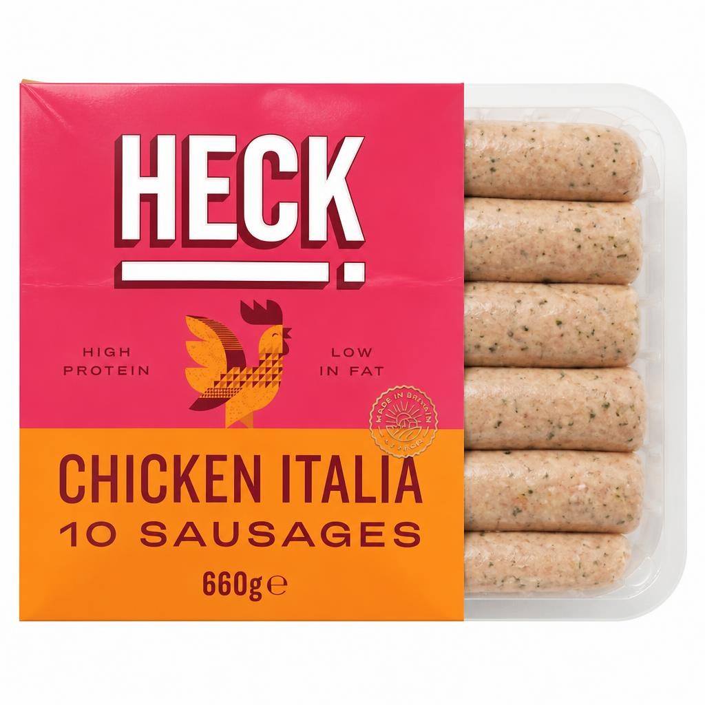 HECK! Chicken Italia 10 Sausages 660g