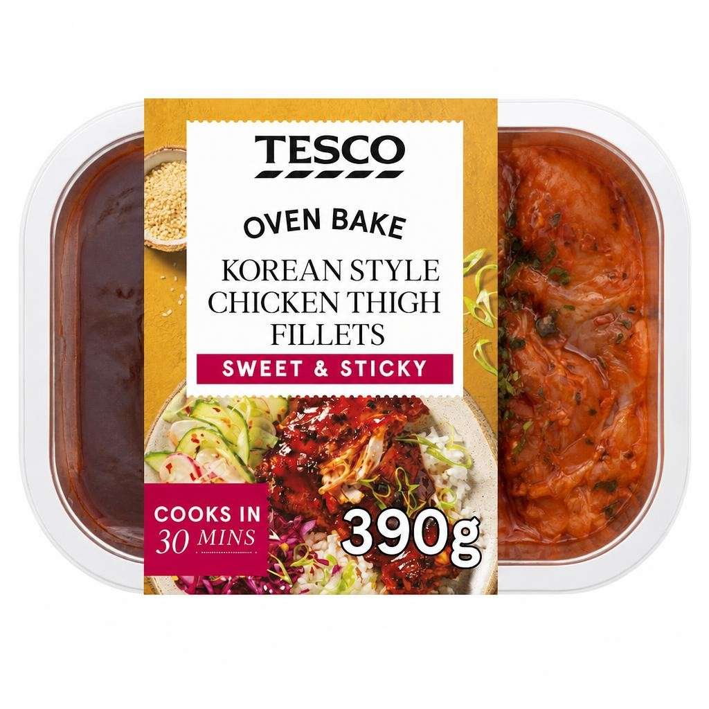 Tesco Korean Style Chicken Thigh Fillets 390g