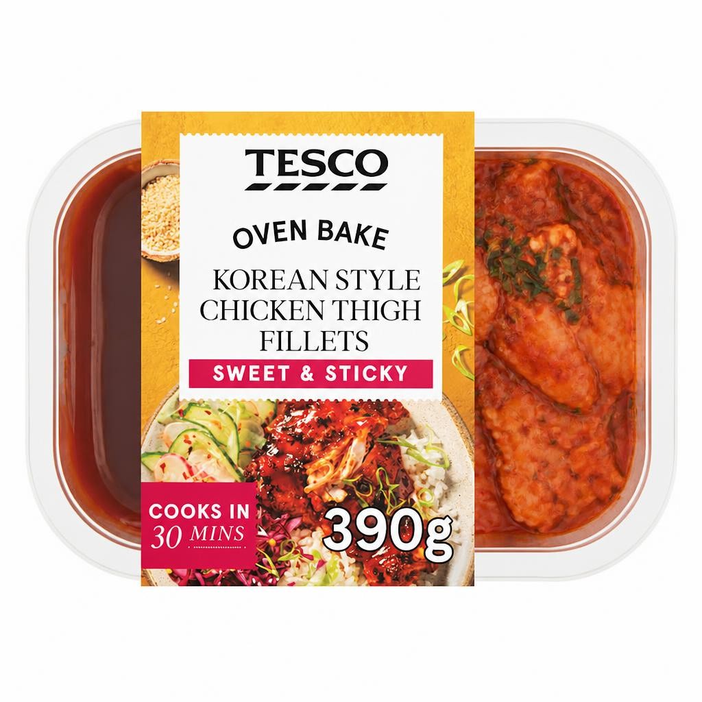 Tesco Korean Style Chicken Thigh Fillets 390g