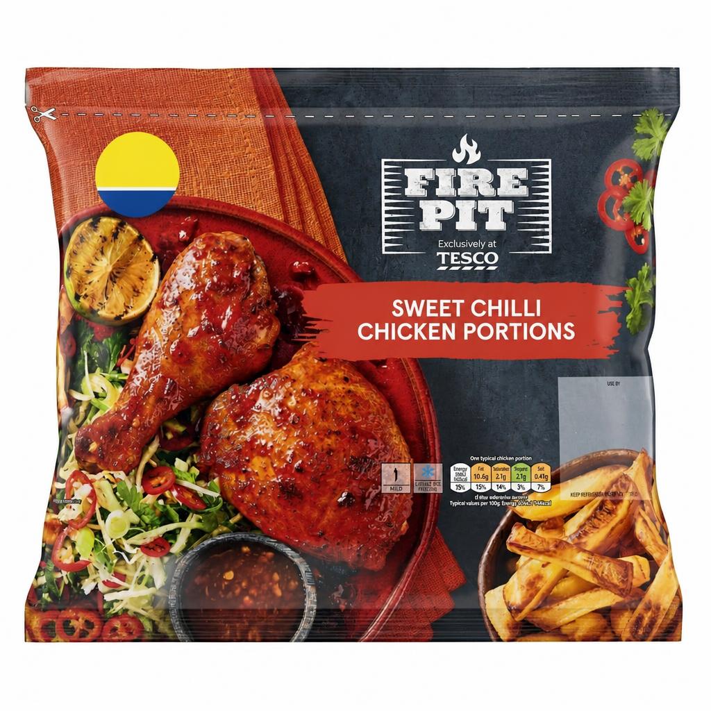 Tesco Firepit Sweet Chilli Chicken Portions 900g