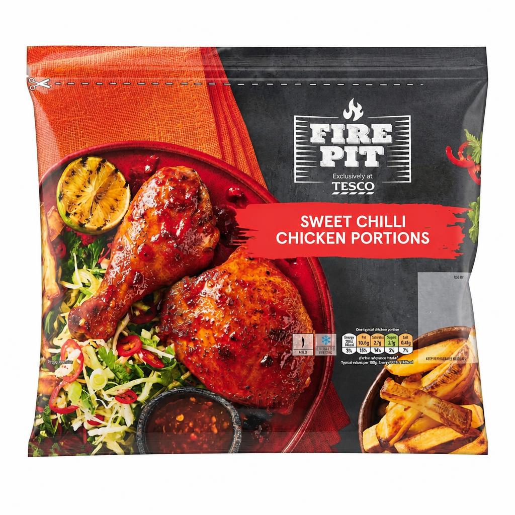 Tesco Firepit Sweet Chilli Chicken Portions 900g