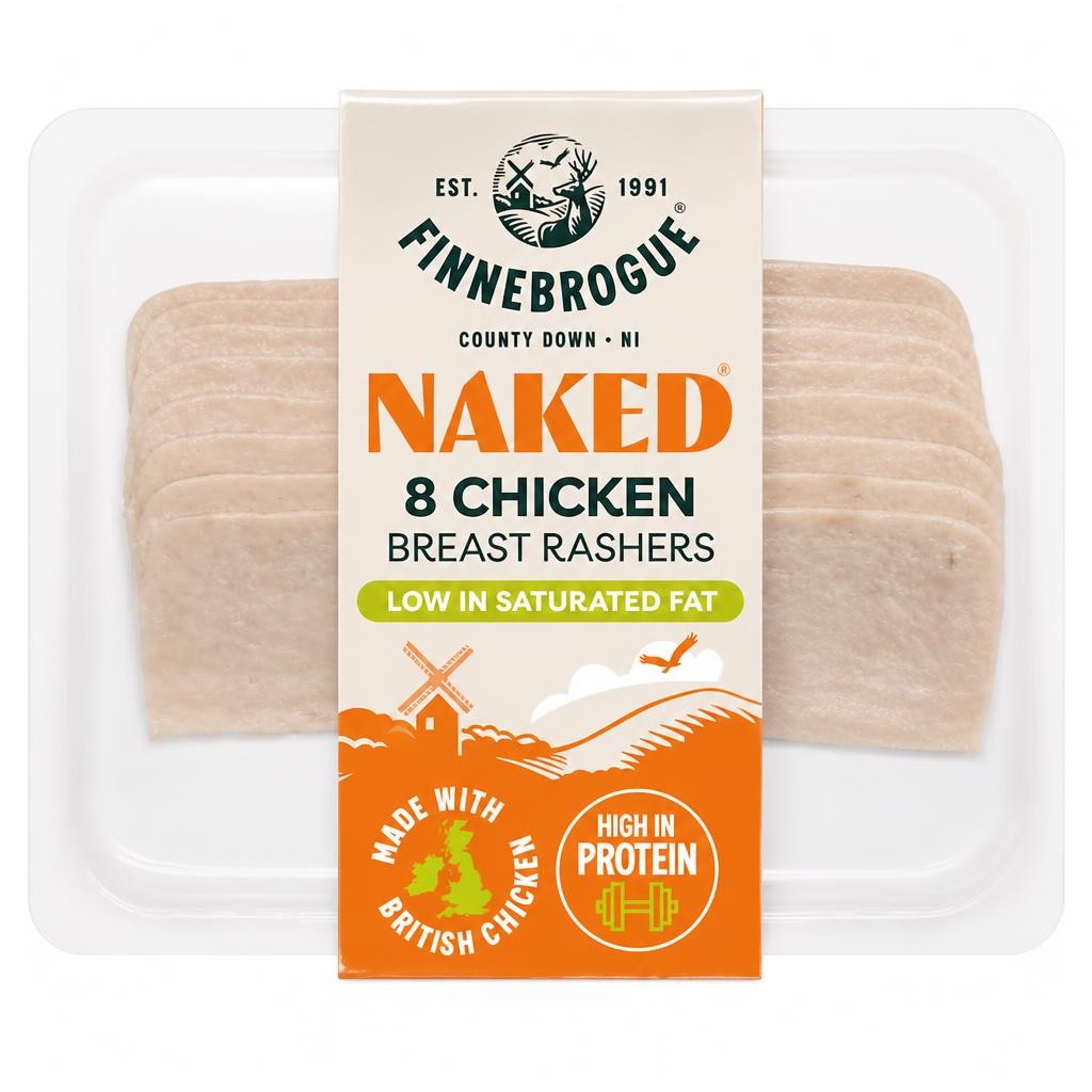 FINNEBROGUE Naked 8 Chicken Rashers 200g