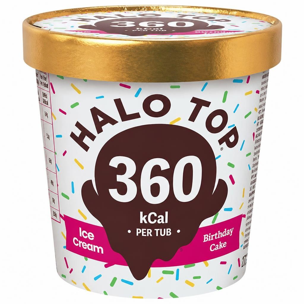 Halo Top 272g Ice Cream Birthday Cake