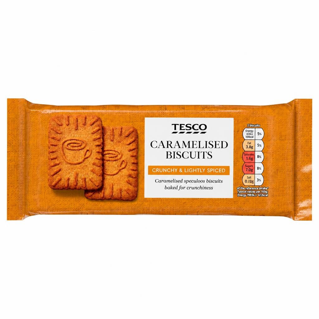 Tesco Speculoos Caramelised Biscuits 250g