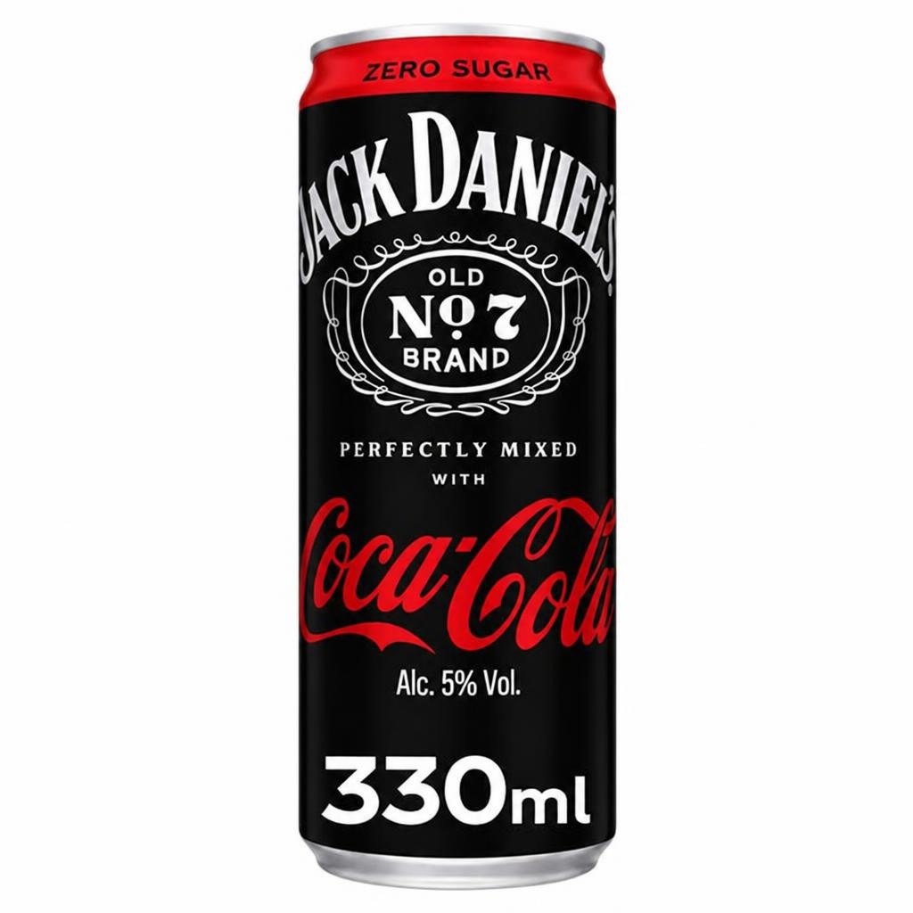 Jack Daniel's & Coca-Cola Zero 330ml