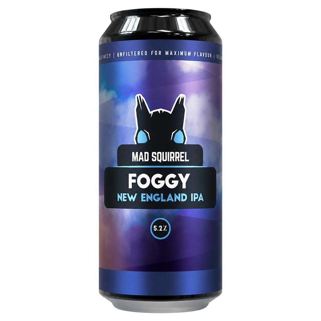 Mad Squirrel 440ml Foggy New England Pale Craft Beer