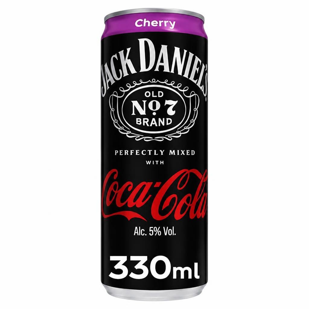 Jack Daniel's 330ml Coca-Cola Cherry Can