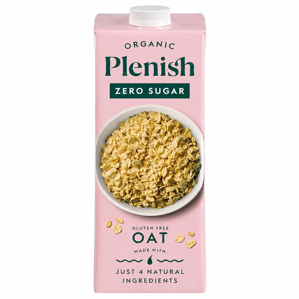 Plenish 1L Organic Chilled Dairy Free Oat Zero Sugar Drink