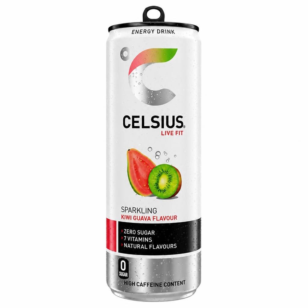 Celsius 355ml Energy Drink Sparkling Kiwi Guava