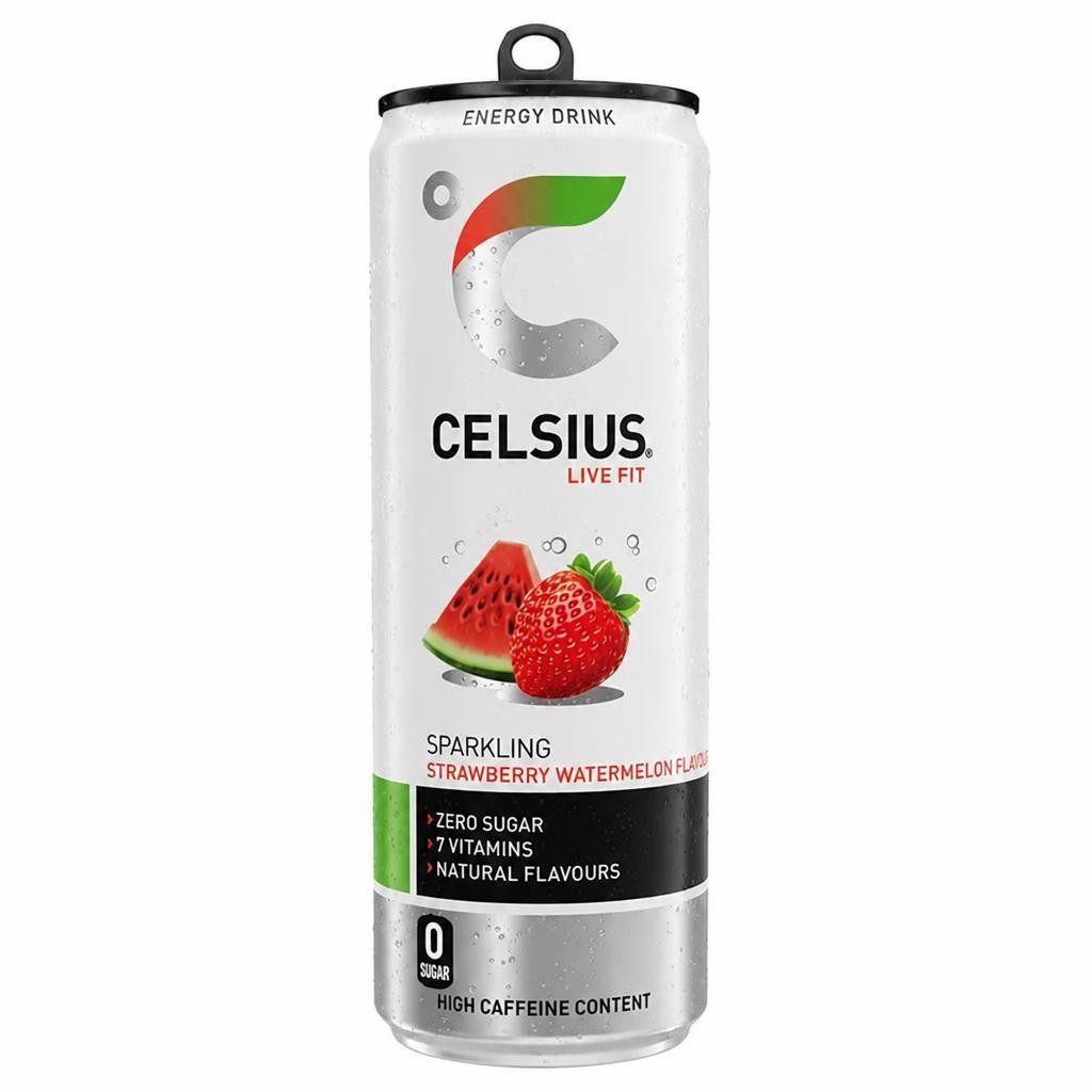 Celsius 355ml Energy Drink Sparkling Strawberry Watermelon