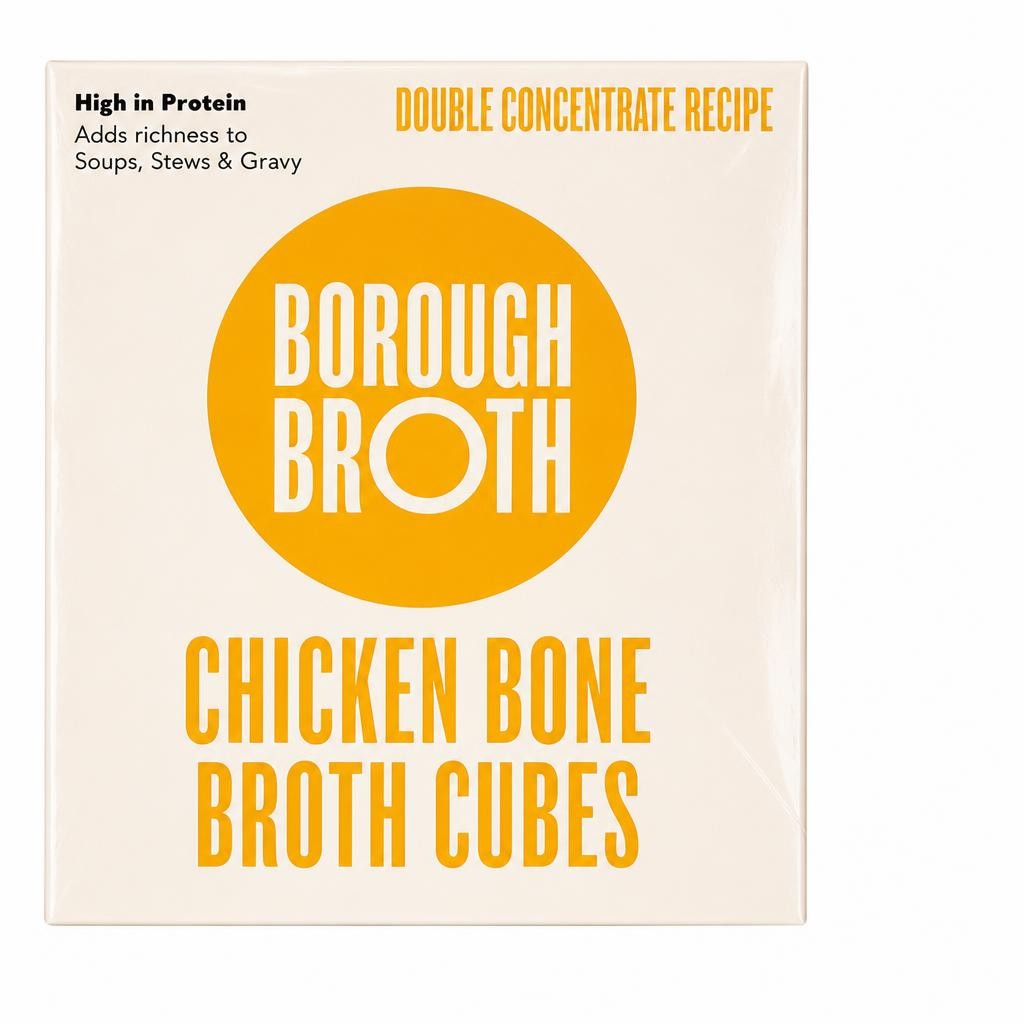 Borough Broth Frozen Organic Chicken Bone Broth Cubes