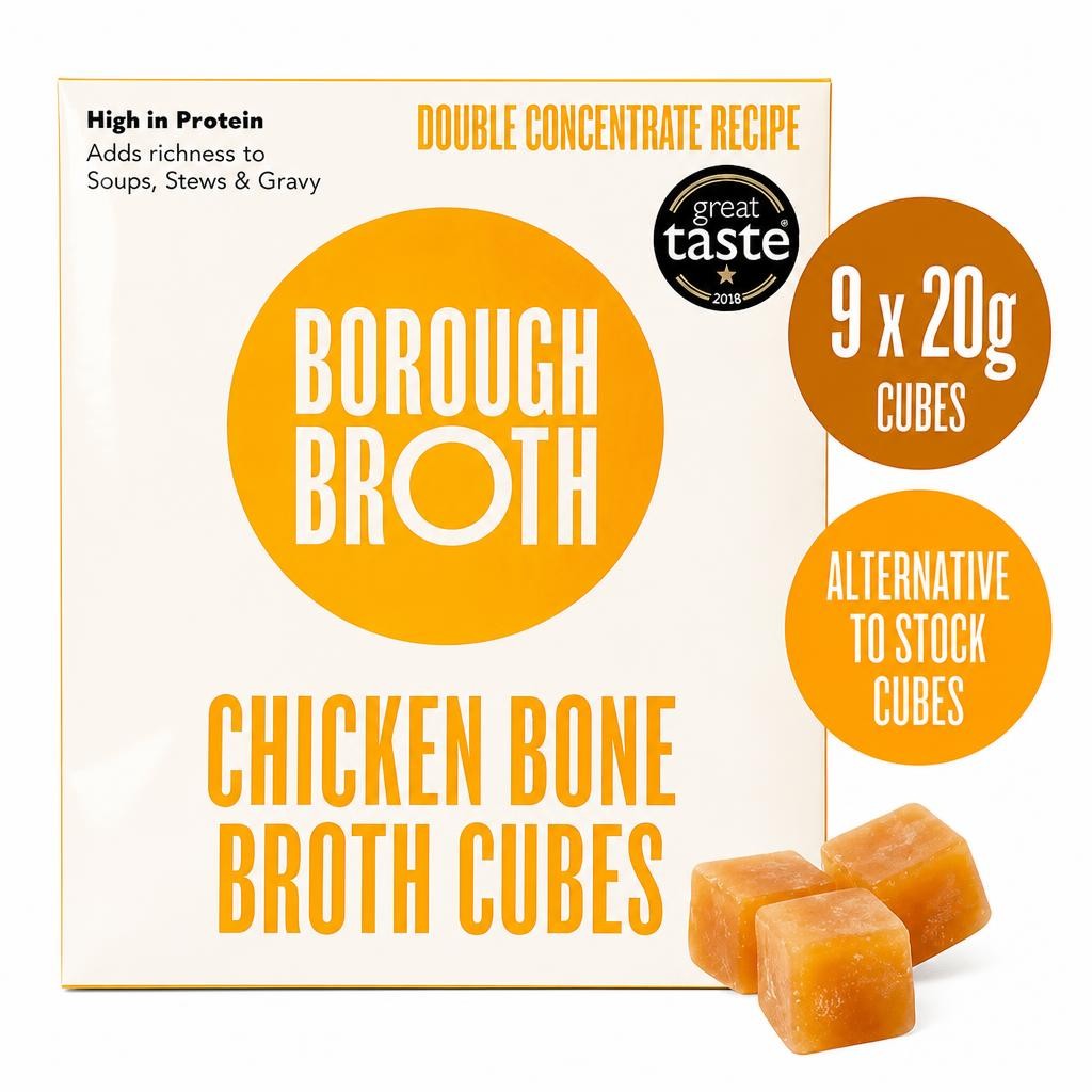 Borough Broth Frozen Organic Chicken Bone Broth Cubes