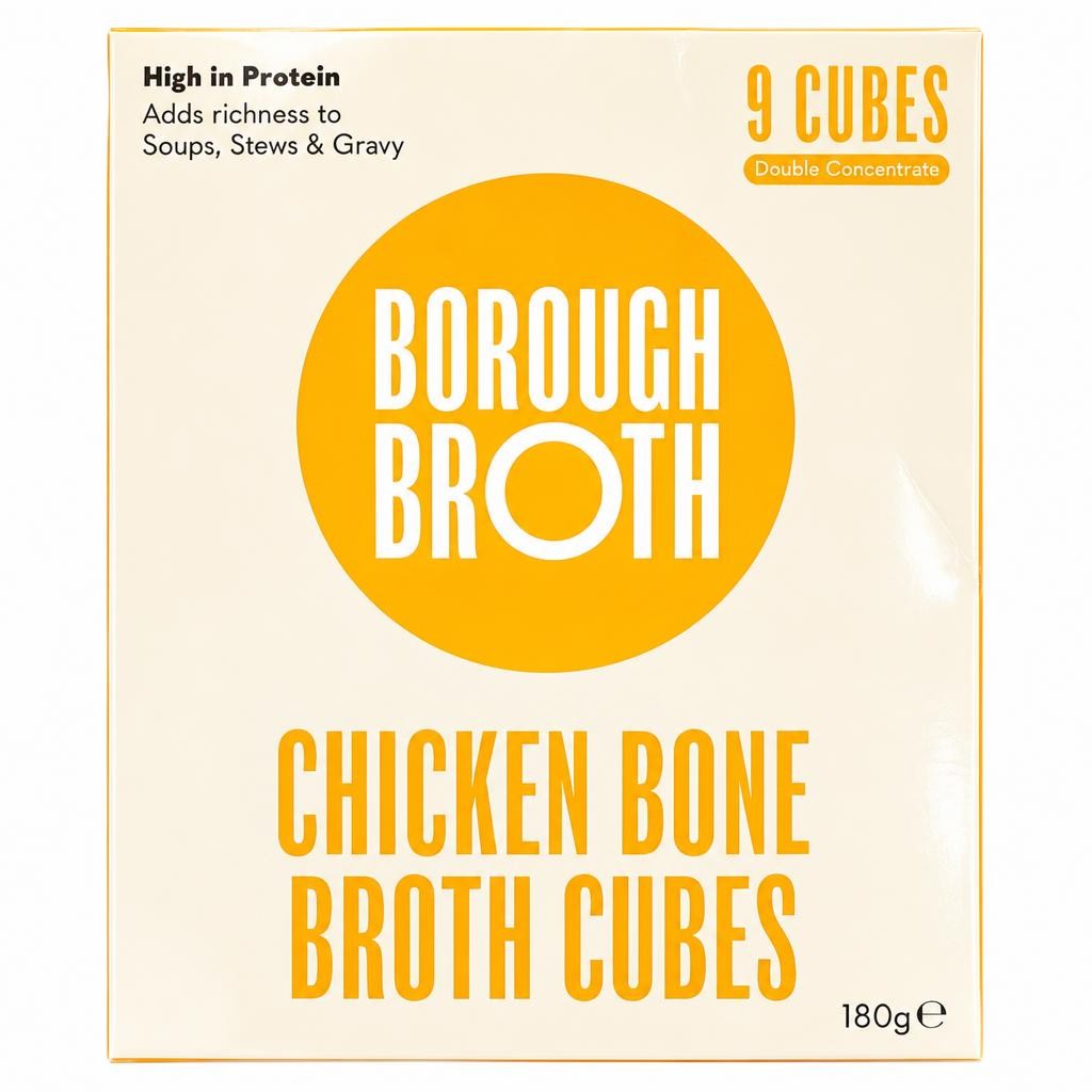 Borough Broth Frozen Organic Chicken Bone Broth Cubes