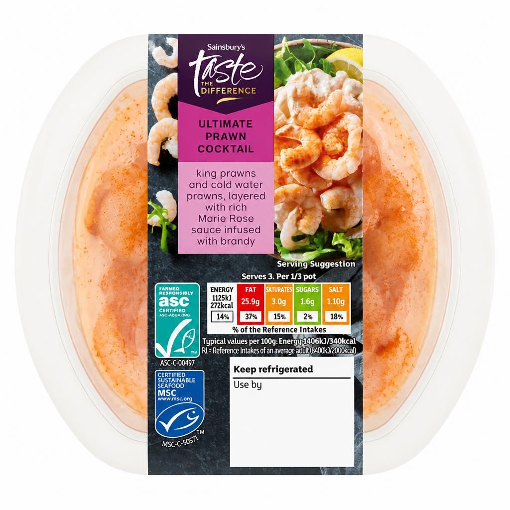 Sainsbury's Taste the Difference Ultimate Prawn Cocktail 240g
